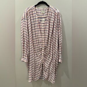 Anthropologie Saturday/Sunday Plaid Button-Up Shirt
